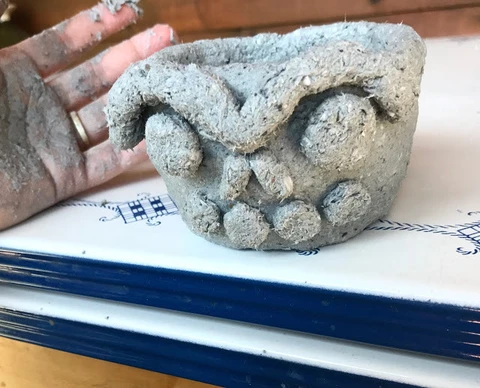 Art teacher Ashley McKee submitted this Floral Frida Sugar Skull Planter as her submission for the ACTÍVA Products Art Teacher Mystery Box Contest.  Click through to see her full lesson plan.